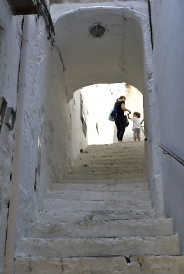 旧市街の階段路地