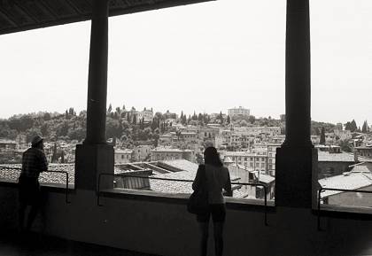ウッフィツィ美術館からの眺め