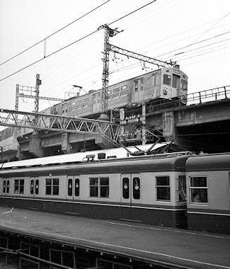 横浜駅の相模鉄道と東急東横線